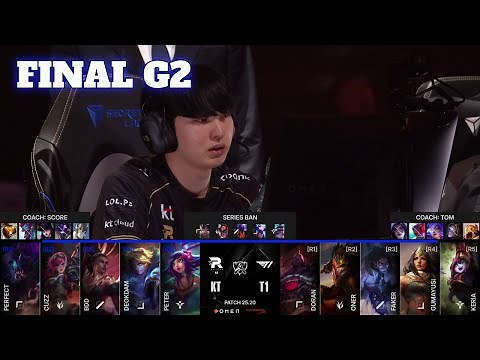 KT vs T1 - Game 2 | Grand Finals LoL Worlds 2025 | T1 vs KT Rolster G2 full