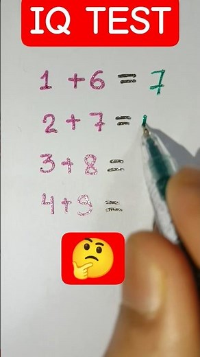 Unlock Your Brain Power: Take the Ultimate Math IQ Test Challenge! #maths #mathematics #iq #explore