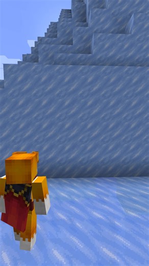 Building an Ice Berg House in Minecraft