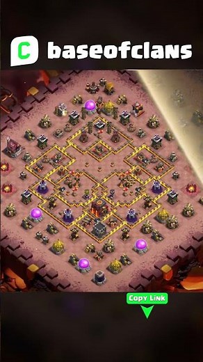 Best TH10 War Base 2026 | Anti Giant Arrow + Anti 3 Star #clashofclans #shorts