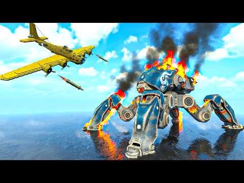 Fujin Rig Robot vs Warplane | Epic Sky Battle | Teardown