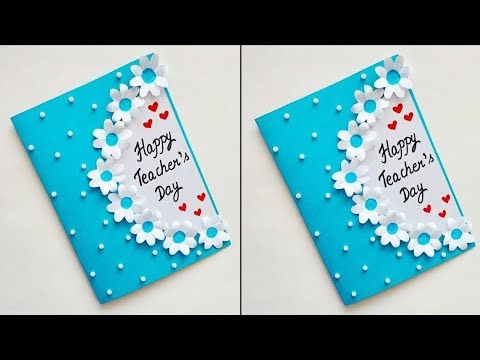 DIY : 😍 cute 😍 Teacher's Day card • teacher day gift idea • How to make teachers day greeting card