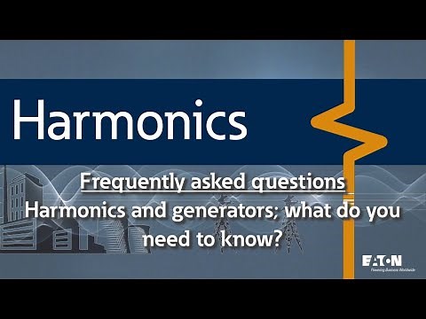 13 - Harmonics and generators – what do you need to know?