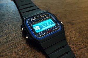 Alguien ha tenido la idea de convertir un Casio F-91W en un reloj inteligente: este es el resultado