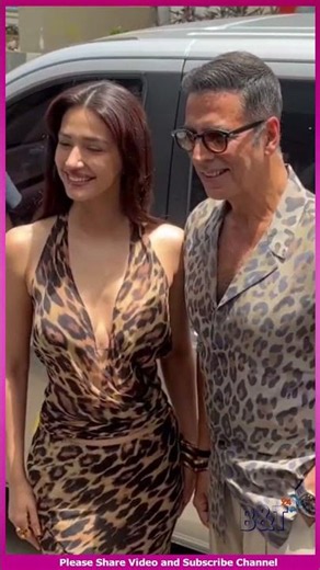 Disha Patani and Akshay Kumar Join Forces to Promote Welcome to the Jungle