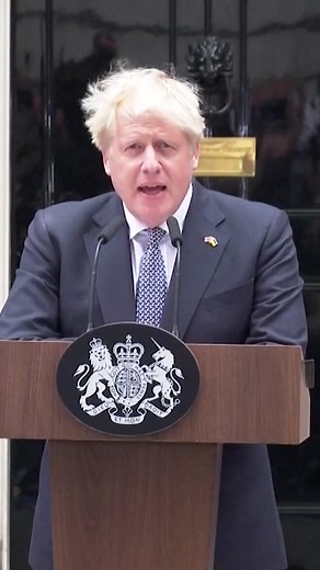 UK #PrimeMinister #BorisJohnson announces his resignation #news #cnn #fyp #politics