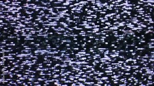 Analog Static Flickering Noise Texture. Bad Interference, Abstract digital glitch art animation effect. Retro futurism wave style. Video signal damage with pixel noise and error interference