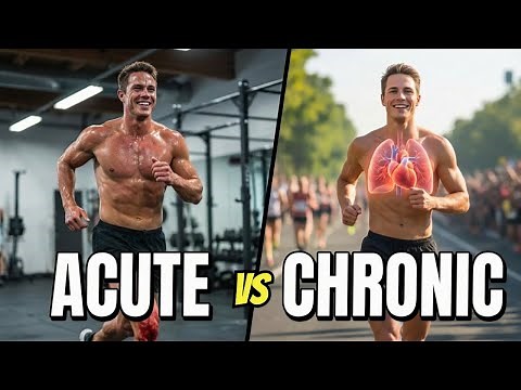 Acute vs Chronic Adaptations to Exercise