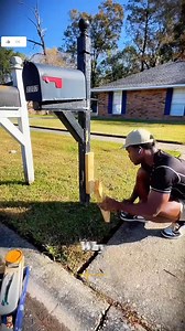 Why Don’t More People Install Mailboxes This American Way?#MailboxInstallation #HomeImprovement #DIYBuild #AmericanStyle #curbappeal | Matu Xc USA