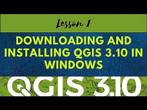 tutorial on QGIS 2020 | how to download and install QGIS "Coruña" in Windows | QGIS Lesson 1