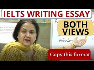 IELTS WRITING ESSAY BOTH VIEWS | DISCUSS BOTH SIDES | COPY THIS FORMAT