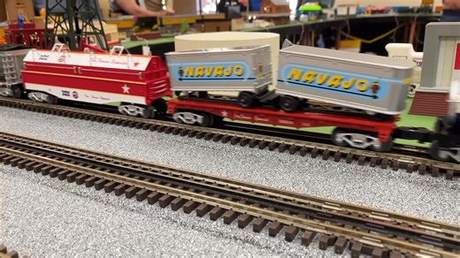 Texas Special on the Modular Layout at Century II Festival of Trains. | Wichita Toy Train Club