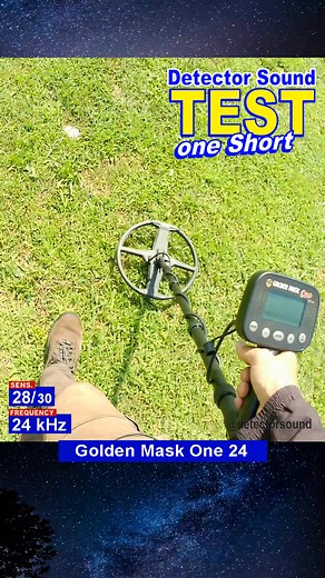 Golden Mask one 24 Metal Detector Real Test with a Military Helmet ｜ Field Test ： Big Targets #treasurehuntingr #reelsfypシシ #reelsviralfb #reelsfypシ #reelsfyp #reelschallenge #treasure #metaldetecting | Detector Sound