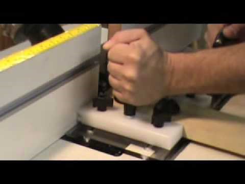 MLCS Woodworking #8871 Stacked Rail and Stile Router Bit Demo
