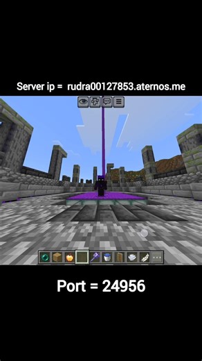 server ip= rudra00127853.aternos.me port 24956 #shorts