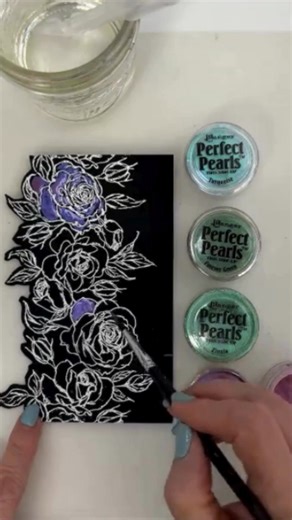 Bring your cards to life with the radiant shimmer of Perfect Pearls ✨ Create stunning, luminous designs that leave a lasting impression. | Ranger Ink | Facebook