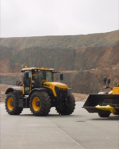 Smash hit or success. Can the #JCB Fastrac tractor complete the tablecloth pull trick? | JCB