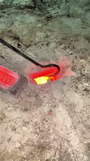 Witness the Intense Heat of Traditional In-Ground Metal Forging #forgings #coldforging