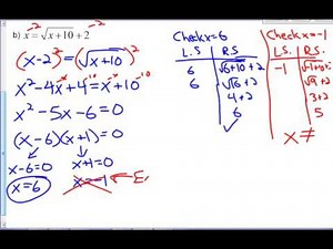 Math 521B Chapter 5 Key Concepts (Radicals) Part 2