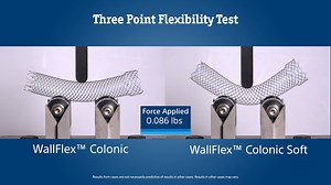 Wallflex™ Colonic Stent Three Point Flexibility Test