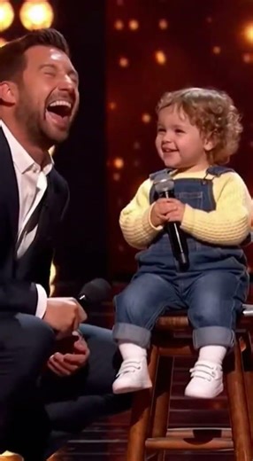 His “Bored” Face Is Too Cute 😂🎤💛 #funny #baby #heartwarmingreunion