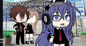 Pregnant Woman in Gacha Life Animation