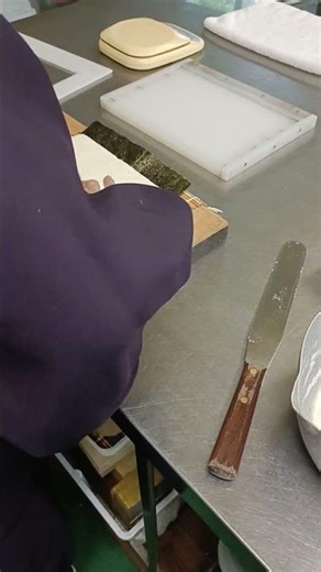 大和芋の海苔巻き 西井香春先生の料理技術をただただ「見」する会 月二回でやってます
