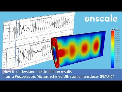How to understand the simulation results of a PMUT Ultrasonic Transducer in OnScale?
