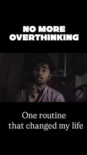 no more overthinking
