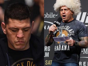 Joe Rogan recalls when Nick Diaz gave his podcast legendary intro after UFC fight