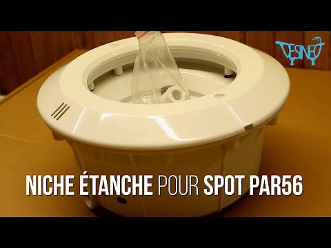 Desineo - Installation Tutorial - Niche for PAR 56 lamp has to seal pool