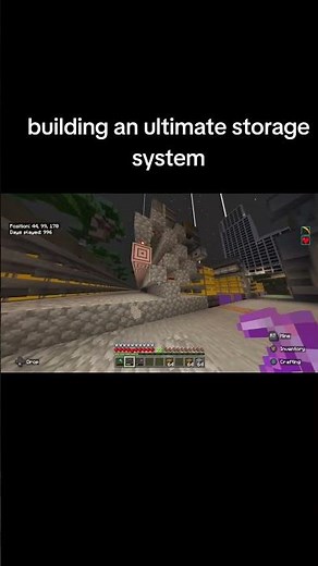 Building An Ultimate Storage System In Minecraft #minecraft #hardcore #Survival #megabuild