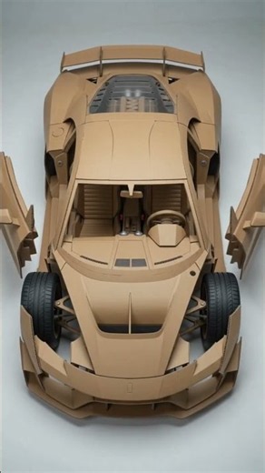 Ultimate Cardboard Ferrari F80 Build | Hyper Realistic DIY #handmade #automobile #cardboard