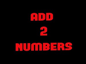 Assembly Language Add 2 Numbers