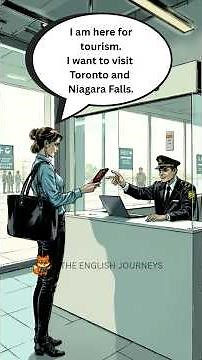 Immigration at Canada Airport | Short Dialogue for Beginners