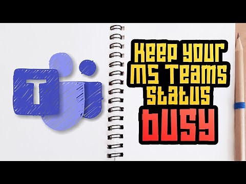 How to keep your MS Teams status active or busy? (1 minute process, no app installation needed)