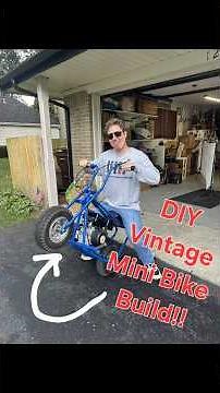 DIY Vintage Mini Bike Build! #minibike #xrrocket #trending