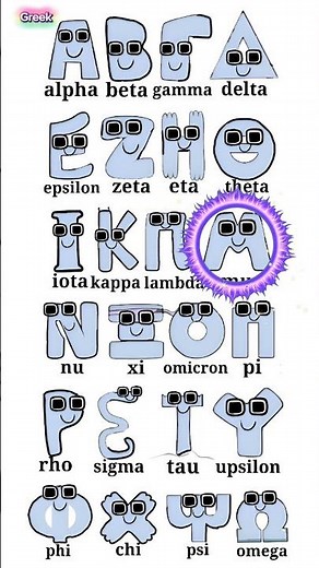 Greek alphabet lore song #alphabetlore #alphabetsong #shorts