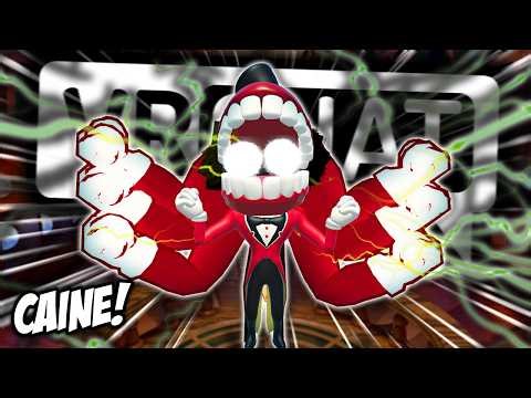 CAINE GOES GODMODE IN VRCHAT! | The Amazing Digital Circus | VRChat Funny Moments