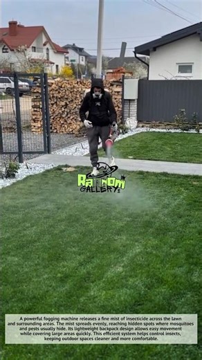Insane Fogging Machine Kills Mosquitoes Instantly! 🦟💨 #Shorts