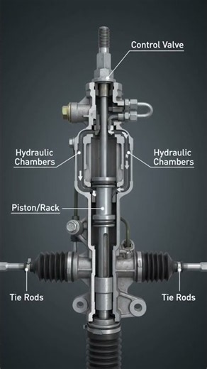 How Does a Hydraulic Power Steering Pump Work? 🚗🔧 | Explained Simply #automotive