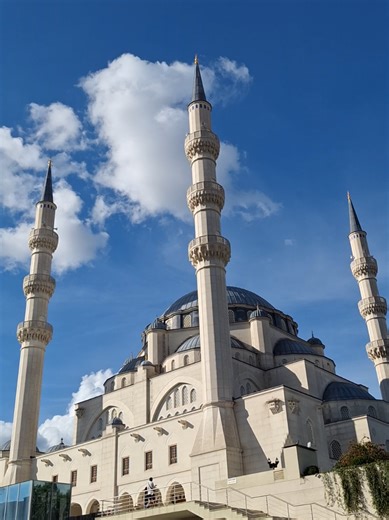 The Namazgah Mosque, also known as the Great Mosque of Tirana, is located in the heart of Tirana, Albania. It is the largest mosque in the Balkans. #Europe #Albania #Tirana #Mosque #architecture