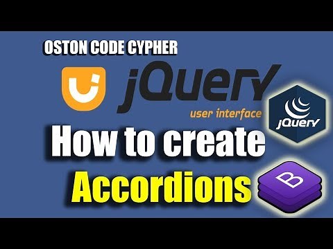 How to create Accordions Using jquery UI