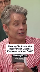 Timothy Olyphant’s Wife Really Didn’t Like His Eyebrows in ‘Alien: Earth’