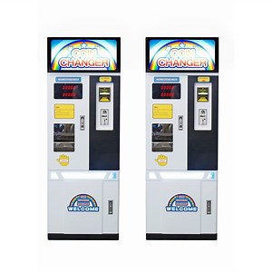 [Hot Item] Coin Operated Laundromat Change Machine Token Changer Automatic Coin Exchange Machine with Coin and Bill Capacities