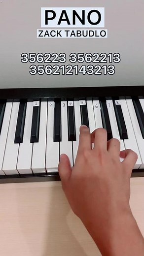 Zack Tabudlo 'Pano' Easy Piano Tutorial