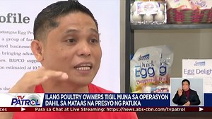 Bumagsak ang produksiyon ng itlog sa bayan ng San Jose sa Batangas matapos ihinto ng ilang poultry owners ang kanilang operasyon. Kaugnay na ulat: https://news.abs-cbn.com/news/01/26/23/mga-silogan-mamihan-dumaraing-sa-presyo-ng-itlog | TV Patrol
