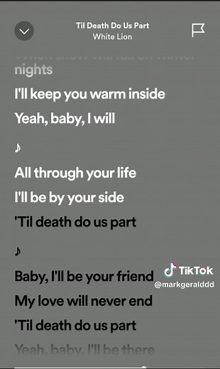 Til Death Do Us Part - White Lion Song Lyrics