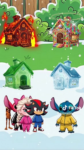 🚀🔥 help Stitch, which house does Leroy deserve? #liloandstitch #cartoonforkids #animation #fyp #brainrot