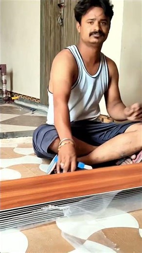 pvc ceiling panel installation work short video #interior444 #interiordesign #home #falseceiling